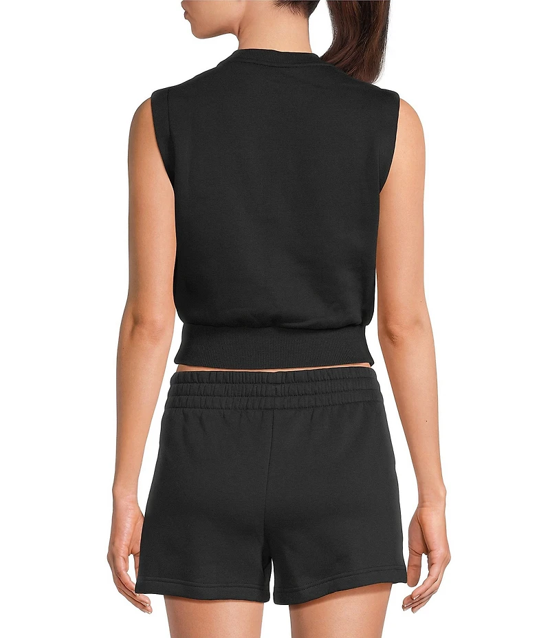 Under Armour Rival Crew Neck Sleeveless Fleece Top