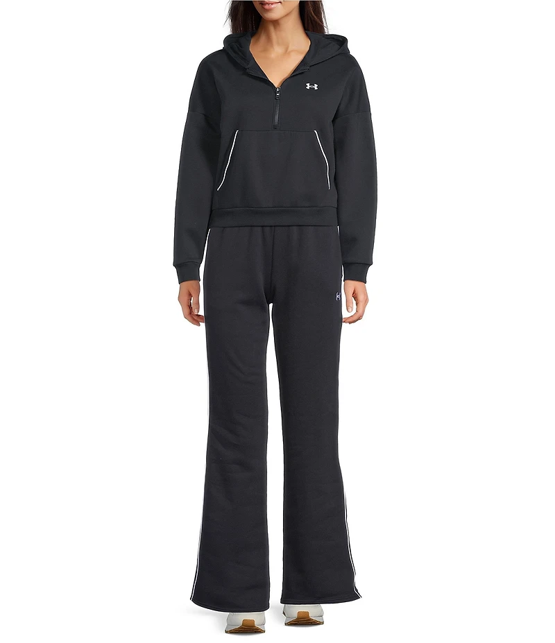 Under Armour Coordinating Rival Fleece Piped Long Sleeve 1/2 Zip Hoodie