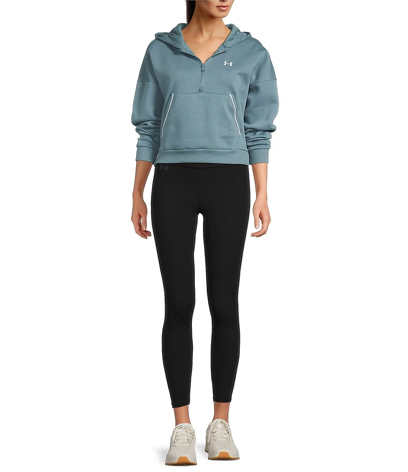 Under Armour Coordinating Rival Fleece Piped Long Sleeve 1/2 Zip Hoodie