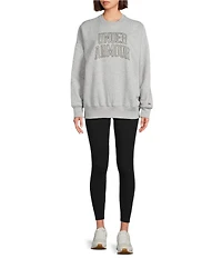 Under Armour Rival Fleece Varsity Crew Neck Long Sleeve Sweatshirt