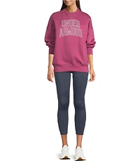 Under Armour Rival Fleece Varsity Crew Neck Long Sleeve Sweatshirt