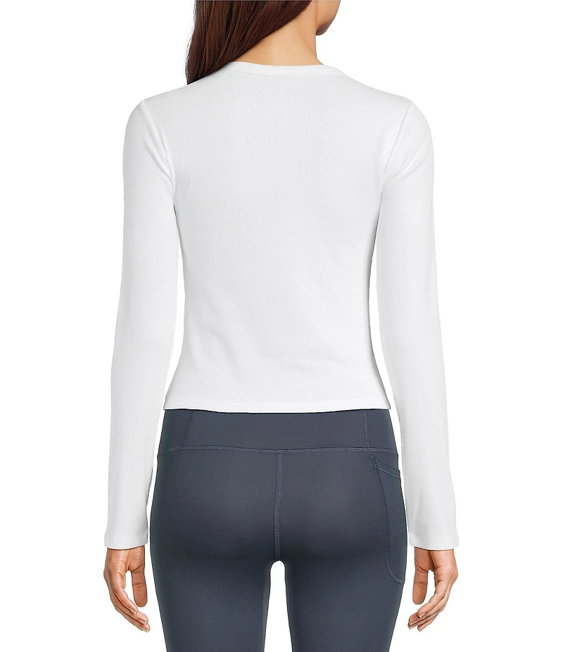 Under Armour Rival Rib Crew Neck Long Sleeve Top