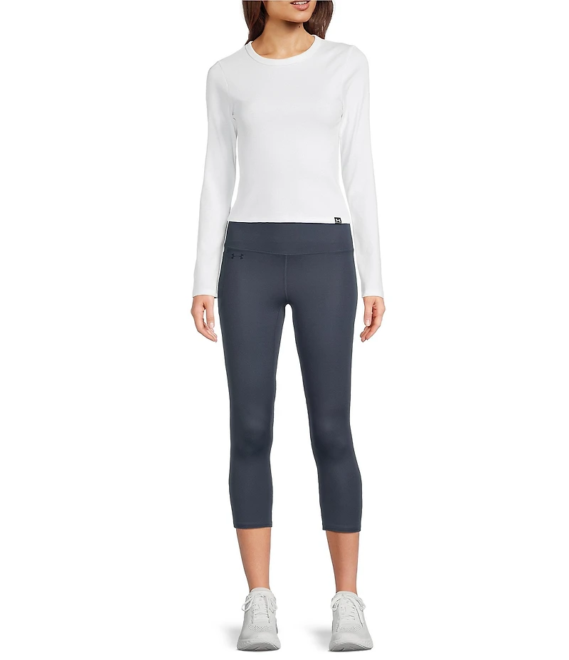Under Armour Rival Rib Crew Neck Long Sleeve Top