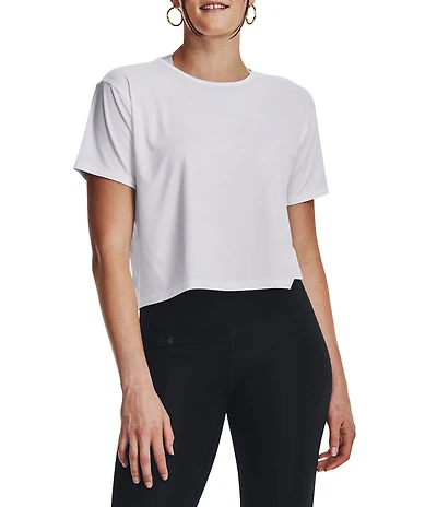 Under Armour Solid 4-Way Stretch Motion Crew Neck Short Sleeve Relaxed Fit Tee