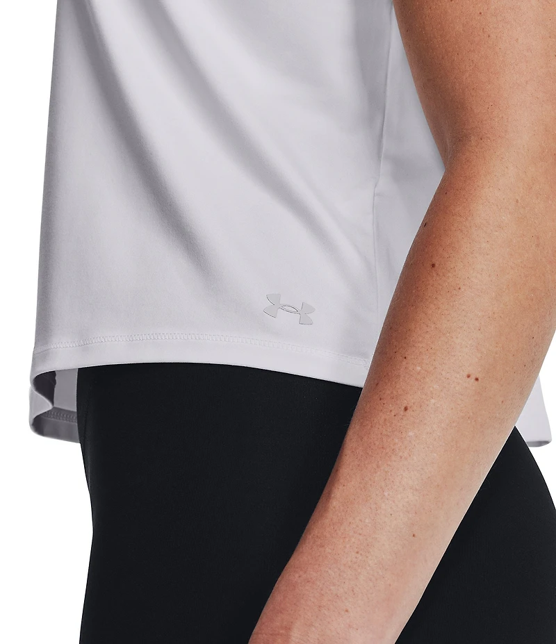 Under Armour Solid 4-Way Stretch Motion Crew Neck Short Sleeve Relaxed Fit Tee