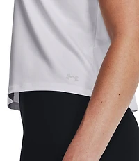 Under Armour Solid 4-Way Stretch Motion Crew Neck Short Sleeve Relaxed Fit Tee