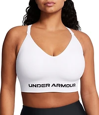 Under Armour Solid 4-Way Stretch Vanish Seamless Scoop Neck Sports Bra