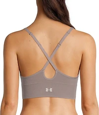 Under Armour Solid 4-Way Stretch Vanish Seamless Scoop Neck Sports Bra