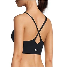 Under Armour Solid 4-Way Stretch Vanish Seamless Scoop Neck Sports Bra
