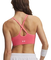Under Armour Solid 4-Way Stretch Vanish Seamless Scoop Neck Sports Bra