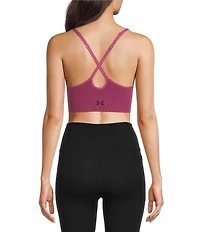 Under Armour Solid 4-Way Stretch Vanish Seamless Scoop Neck Sports Bra