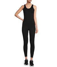 Under Armour Solid Knit Scoop Neck Sleeveless Fitted Motion Tank Top