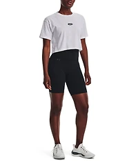 Under Armour Solid Motion High Waist Pull-On Bike Shorts