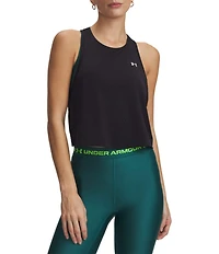 Under Armour Tech™ Sport Mesh Crew Neck Sleeveless Cropped Tank Top