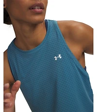 Under Armour Tech™ Sport Mesh Crew Neck Sleeveless Cropped Tank Top