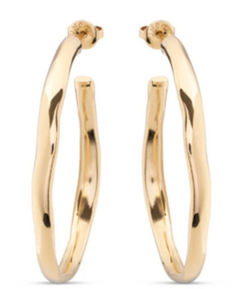 UNOde50 Ohmmm Sculptural Hoop Earrings