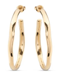 UNOde50 Ohmmm Sculptural Hoop Earrings