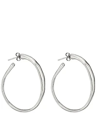 UNOde50 Ohmmm Silver Hoop Earrings