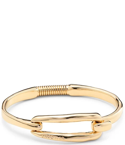 UNOde50 Tied Gold-ToneSculptural Bangle Bracelet