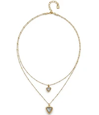 UNOde50 Alexandrite Stone Layered Short Multi Strand Necklace