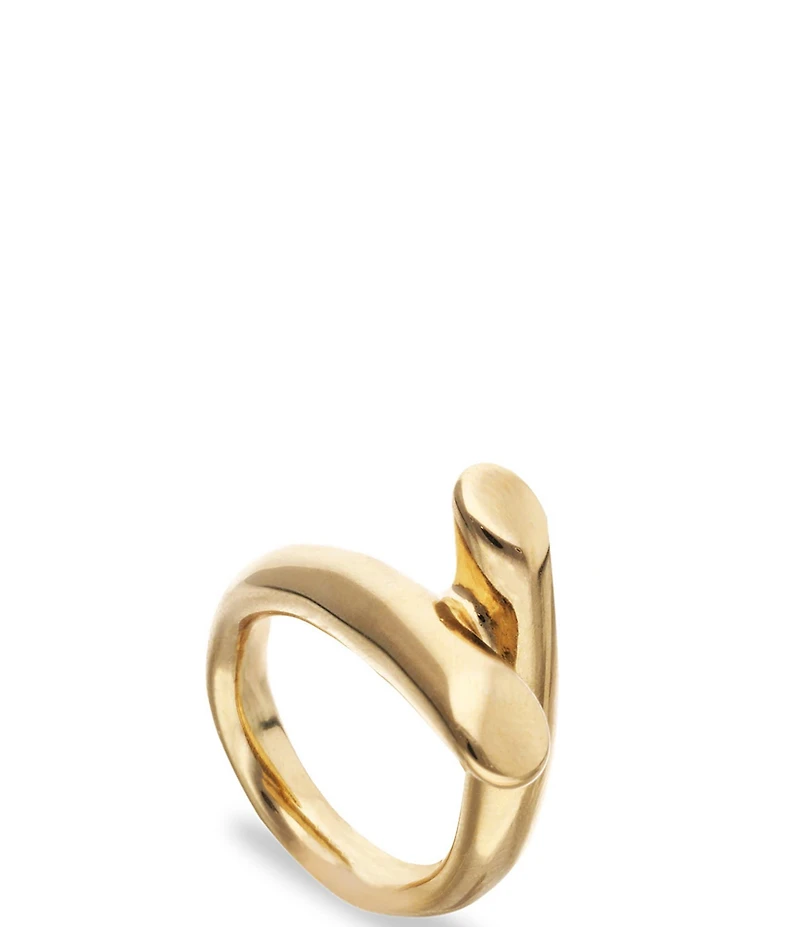 UNOde50 Bar Bypass Puffy Statement Ring