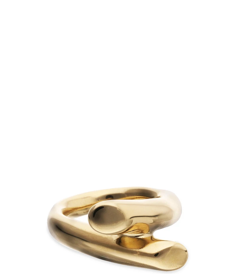 UNOde50 Bar Bypass Puffy Statement Ring