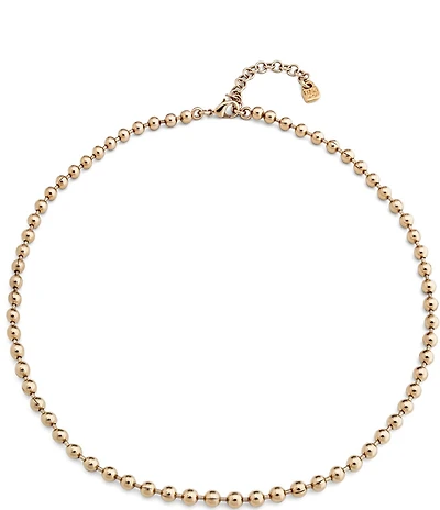 UNOde50 Emotions Beaded 18k Gold Chain Necklace