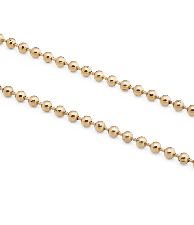 UNOde50 Emotions Beaded 18k Gold Chain Necklace