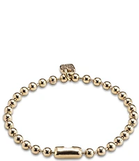 UNOde50 Emotions Beaded Charm 18k Gold Line Bracelet