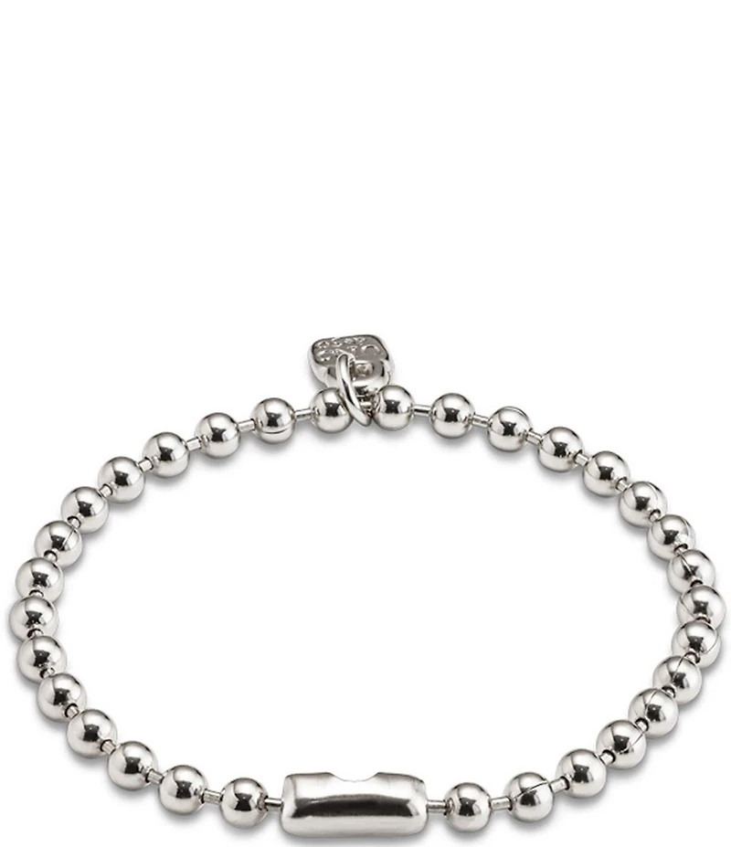 UNOde50 Emotions Beaded Charm Sterling Silver Line Bracelet
