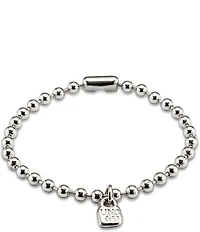 UNOde50 Emotions Beaded Charm Sterling Silver Line Bracelet