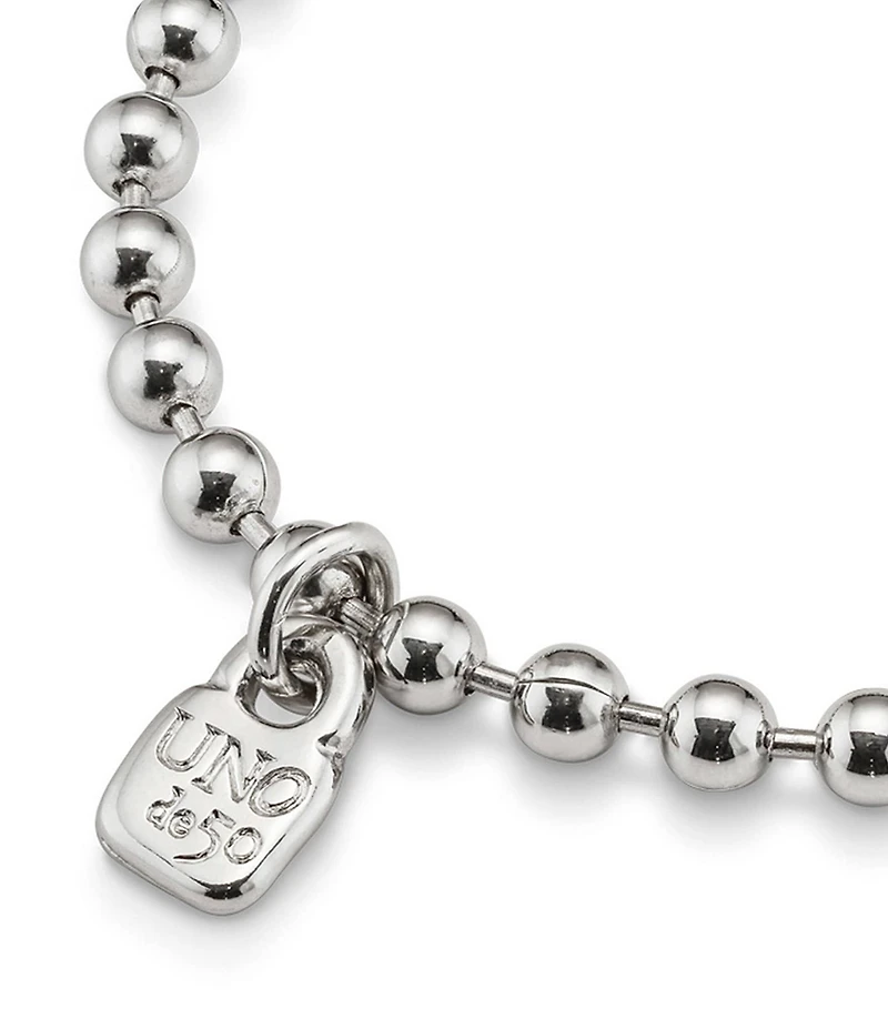 UNOde50 Emotions Beaded Charm Sterling Silver Line Bracelet