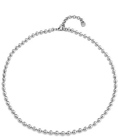 UNOde50 Emotions Beaded Sterling Silver Chain Necklace