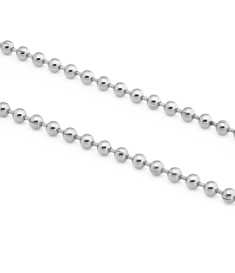 UNOde50 Emotions Beaded Sterling Silver Chain Necklace