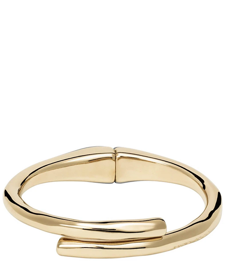 UNOde50 Fearless Collection Meeting Point 18k Gold Bangle Bracelet