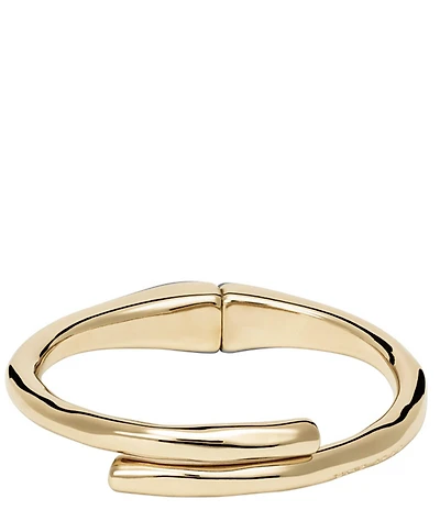 UNOde50 Fearless Collection Meeting Point 18k Gold Bangle Bracelet