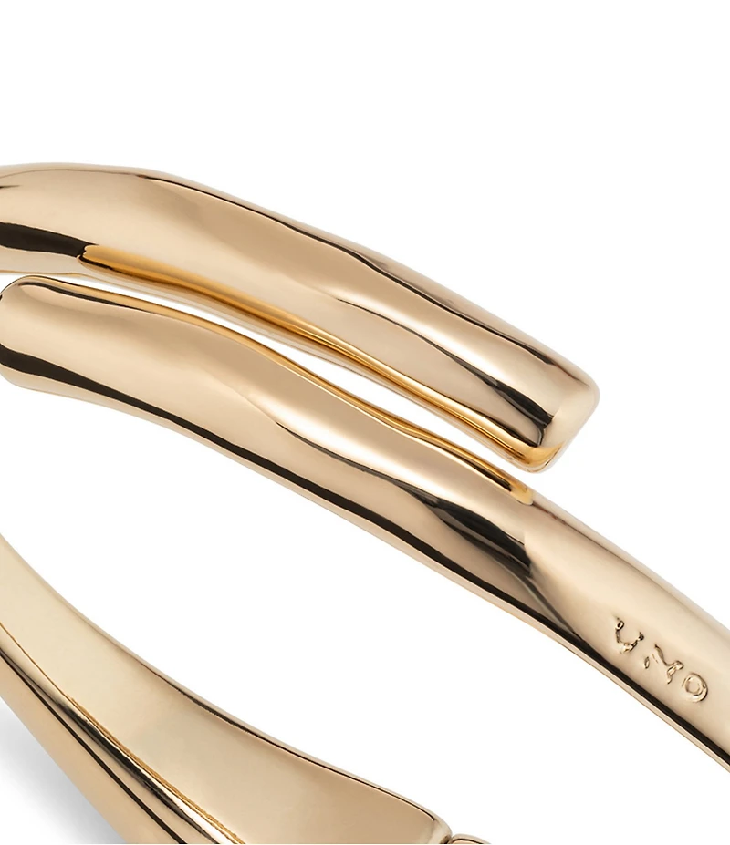 UNOde50 Fearless Collection Meeting Point 18k Gold Bangle Bracelet