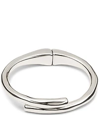 UNOde50 Fearless Collection Meeting Point Sterling Silver Bangle Bracelet
