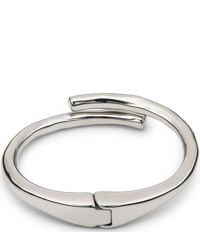 UNOde50 Fearless Collection Meeting Point Sterling Silver Bangle Bracelet