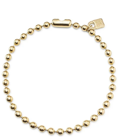 UNOde50 Gold Collection Snowflake Beaded Chain Necklace