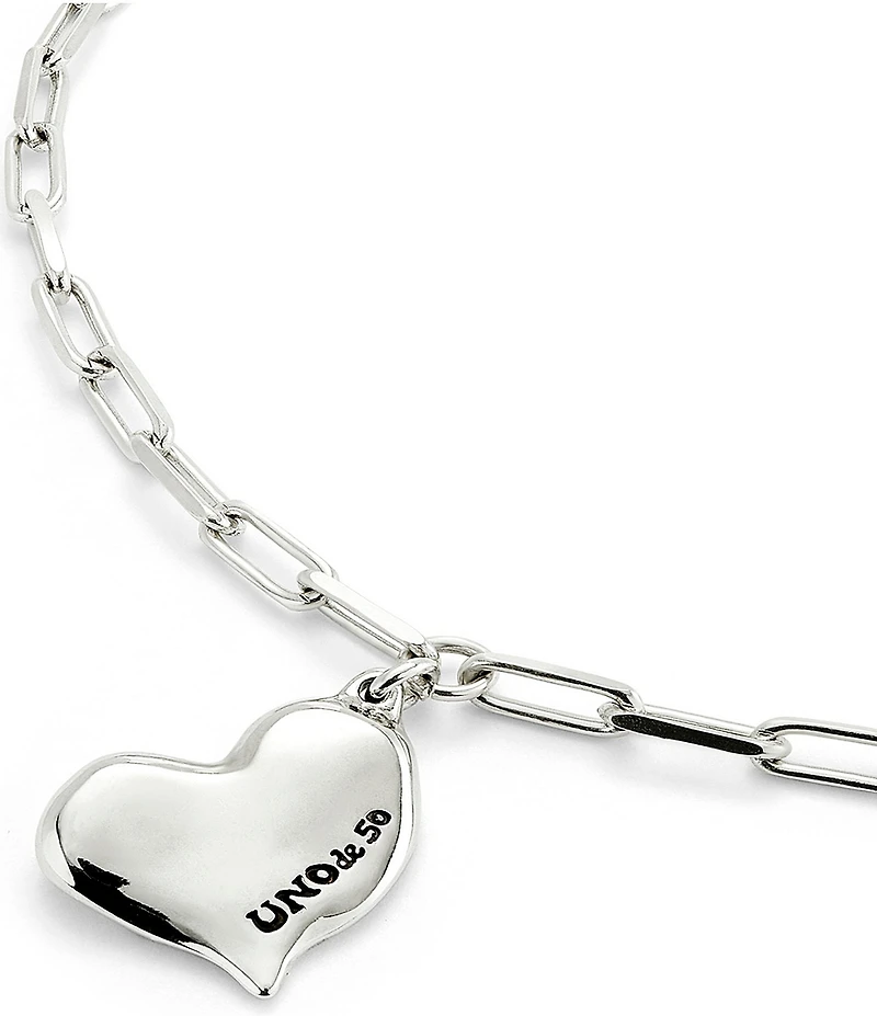 UNOde50 Heartbeat Short Pendant Necklace