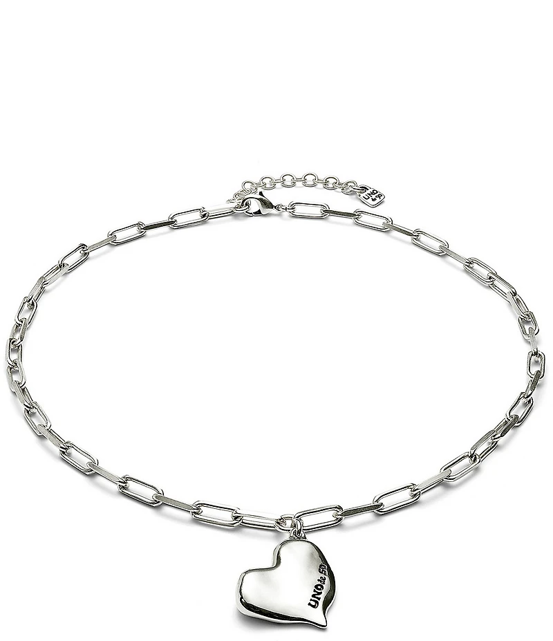 UNOde50 Heartbeat Short Pendant Necklace