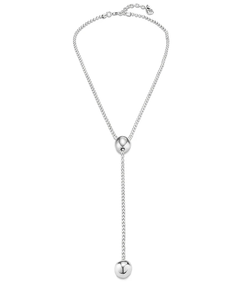 UNOde50 My Energy Collection Lonely Planet Sterling Silver Adjustable Y-Necklace