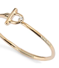 UNOde50 Ser Indomable Collection Rigid 18k Gold Bangle Bracelet
