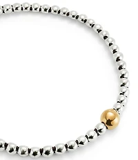 UNOde50 Ser Intrepida Beaded Two Tone Collar Necklace