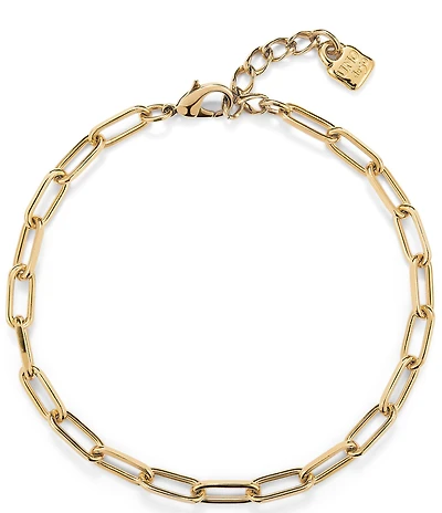 UNOde50 Ser Valiente Collection Oval Link 18k Gold Chain Necklace