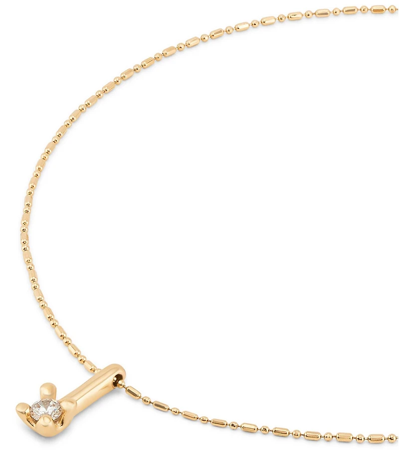 UNOde50 Spiritual Collection Divine 18k Gold Crystal Drop Short Pendant Necklace