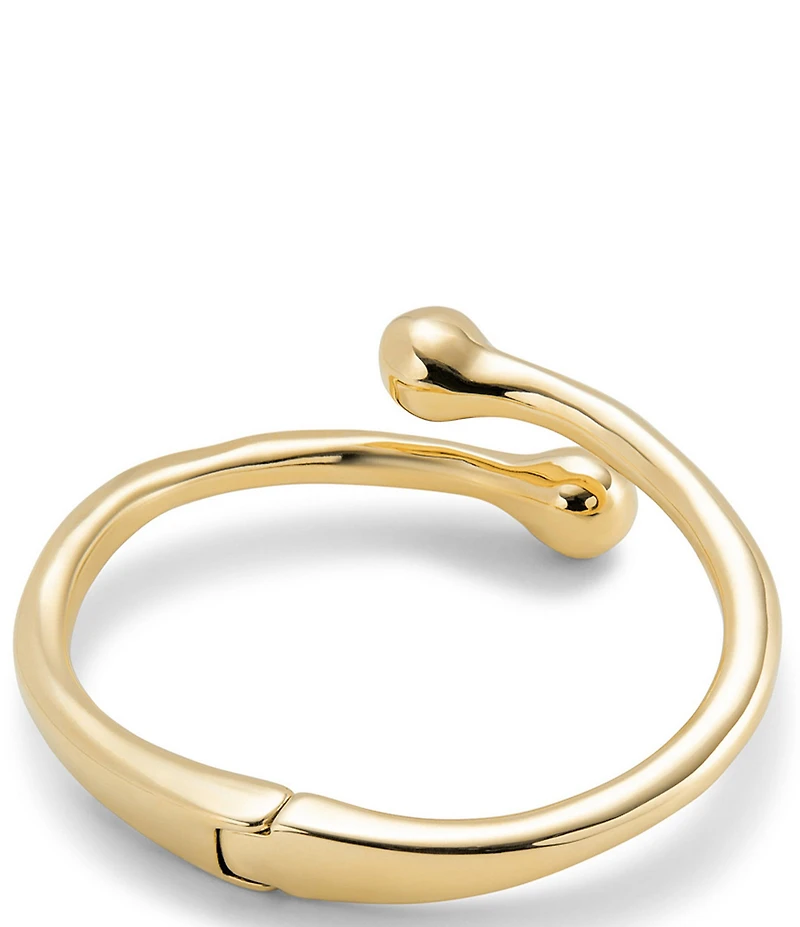 UNOde50 Youthful Collection Comeback 18k Gold Bypass Bangle Bracelet