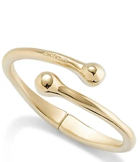 UNOde50 Youthful Collection Comeback 18k Gold Bypass Bangle Bracelet