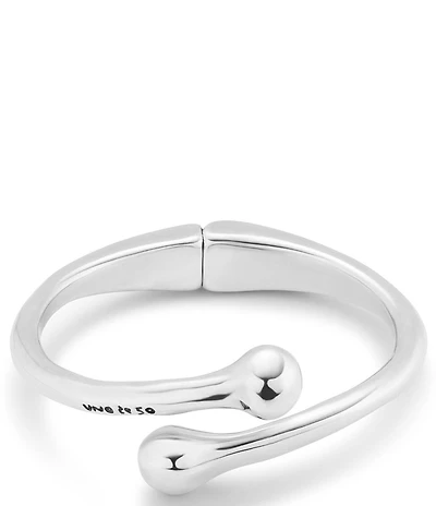 UNOde50 Youthful Collection Comeback Sterling Silver Bypass Bangle Bracelet